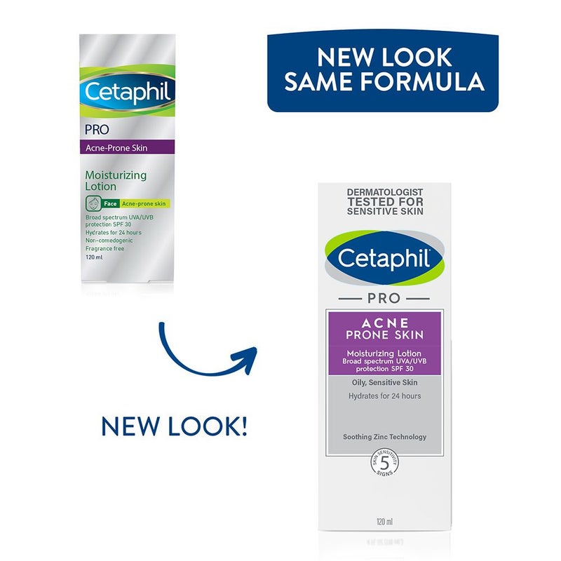 Cetaphil PRO Acne Prone Skin SPF30 Moisturizing Lotion 120 mL