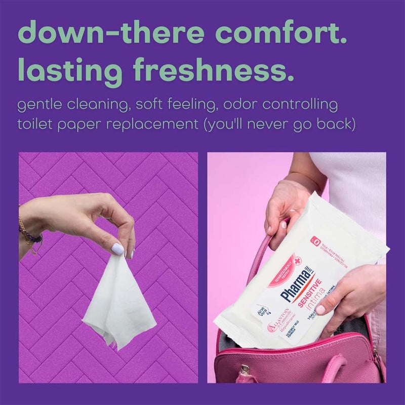 PharmaLine Sensitive Feminine Intimate Wipes 12's