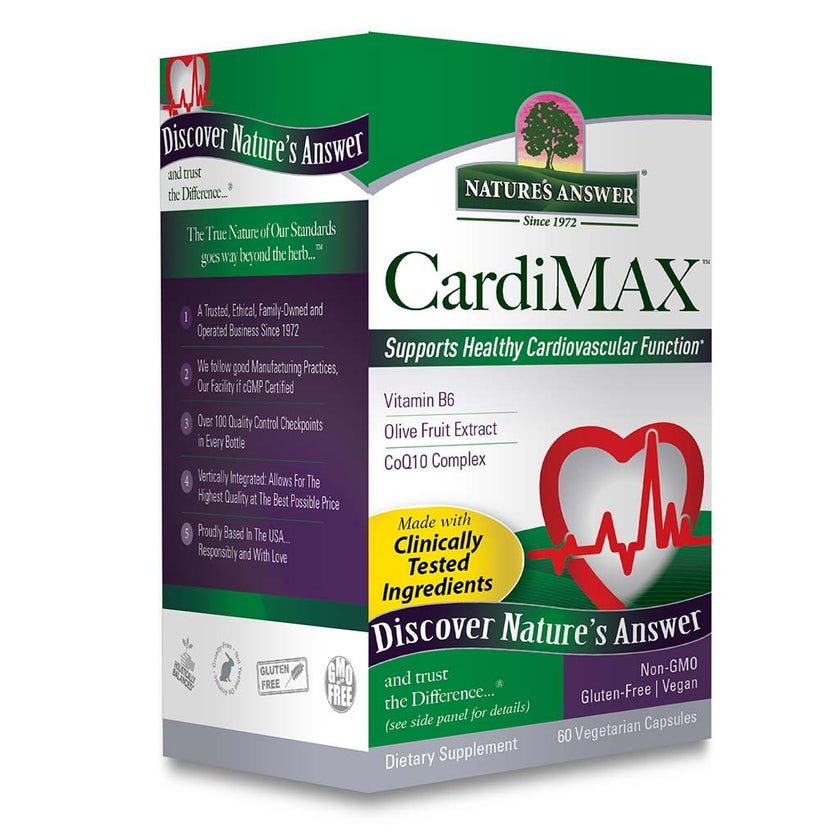 Nature's Answer Cardimax Vegetarian Capsules For Healthy Heart, Pack of 60's
