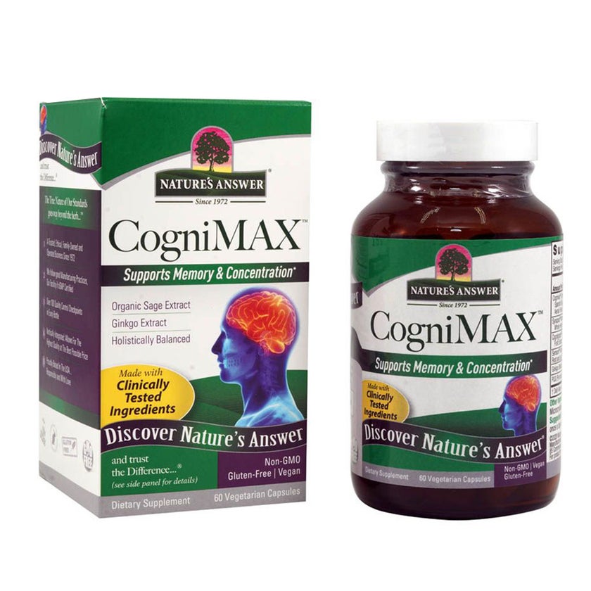 Nature's Answer Cognimax Veg Capsules, Pack of 60's