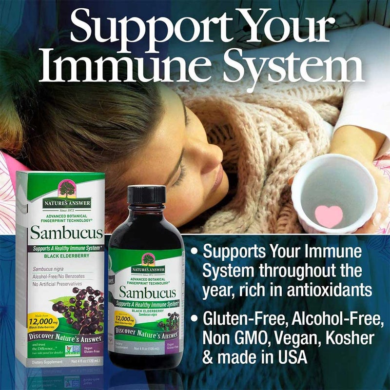 Nature's Answer Sambucus Original Syrup For Immunity 120ml