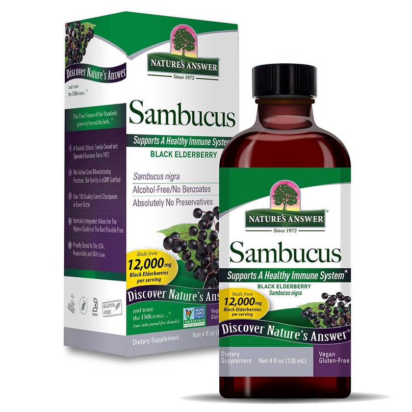 Nature's Answer Sambucus Original Syrup For Immunity 120ml