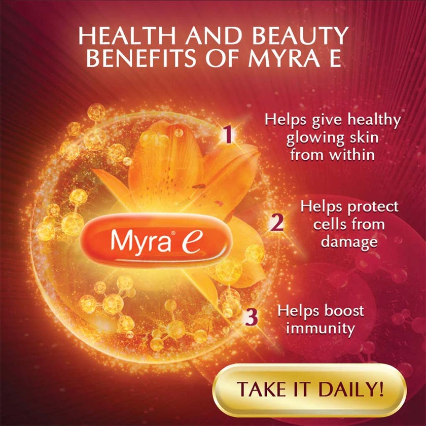 Myra E 400 IU Capsules, Pack of 30's