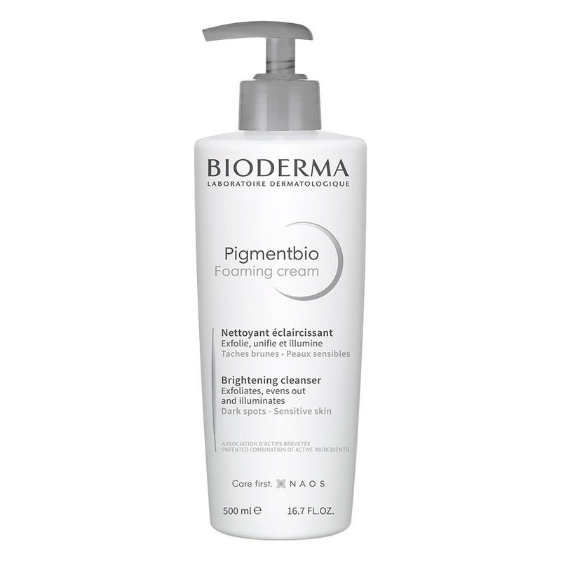 Bioderma Pigmentbio Brightening & Exfoliating Foaming Cream Cleanser 500 mL