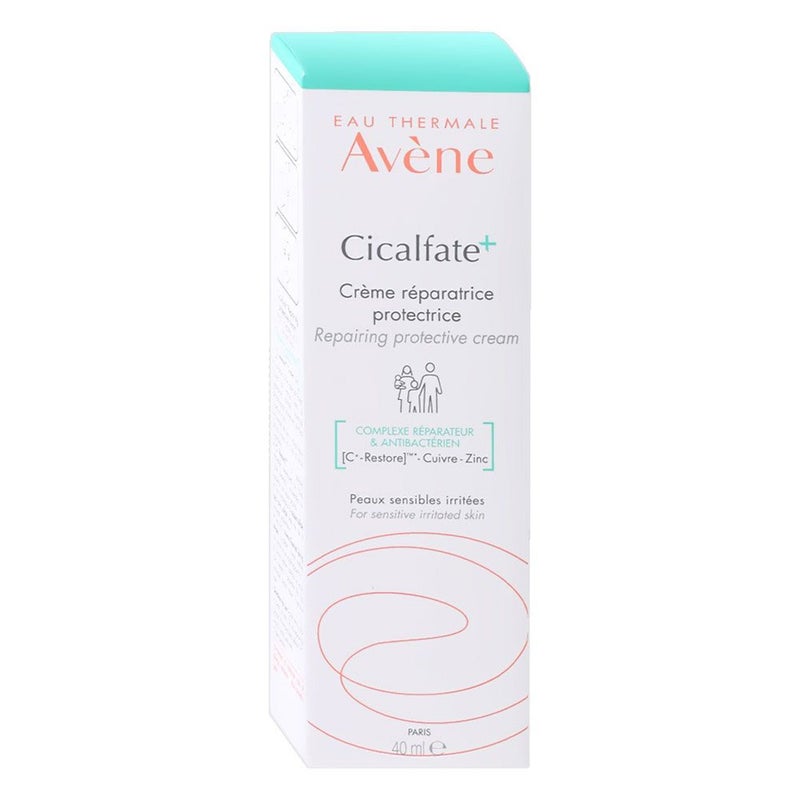 Avene Cicalfate+ Repairing Protective Cream For Sensitive Skin Prone To Irritation 40ml