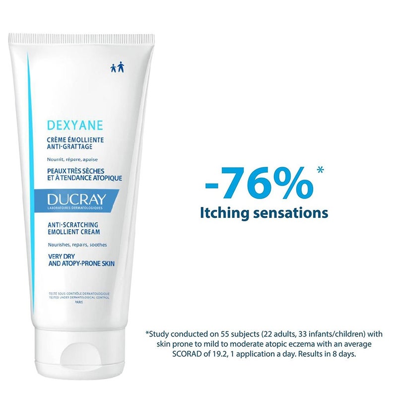 Ducray Dexyane Anti-Scratching Emollient Cream 200 mL
