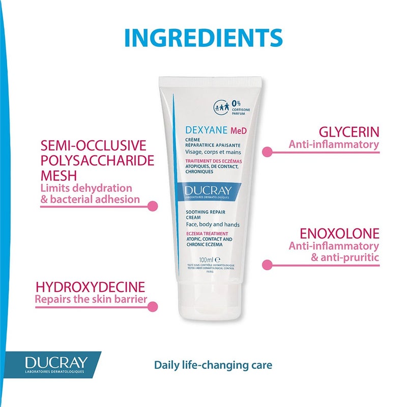 Ducray Dexyane Med Soothing Repair Cream 100 mL