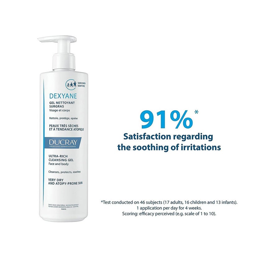 Ducray Dexyane Ultra Rich Cleansing Gel 400ml
