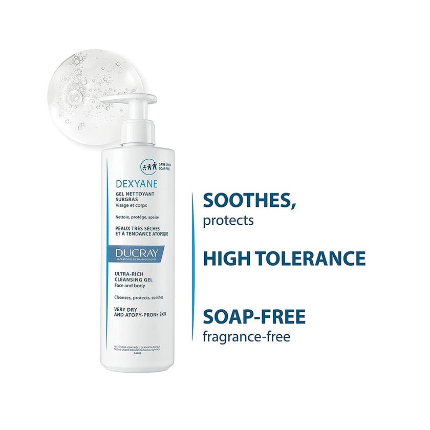 Ducray Dexyane Ultra Rich Cleansing Gel 400ml