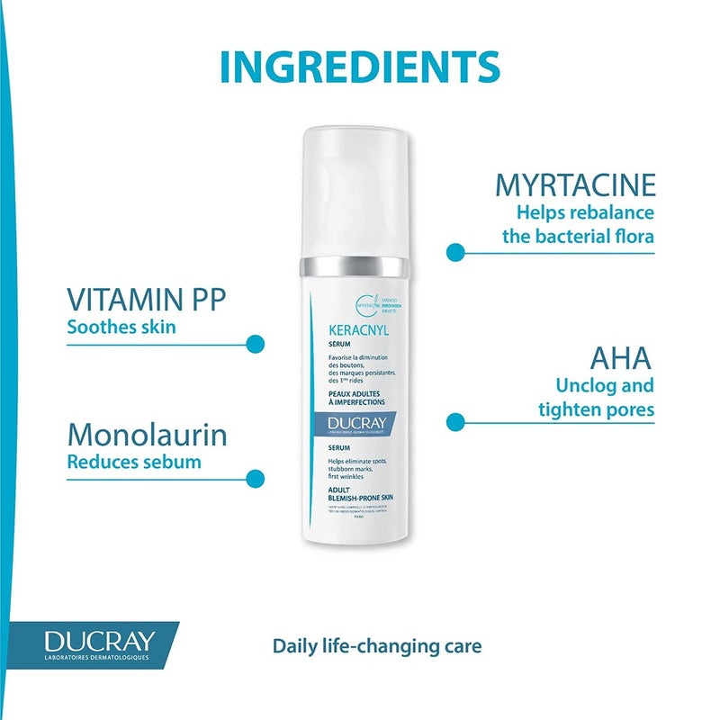 Ducray Keracnyl Face Serum 30 mL