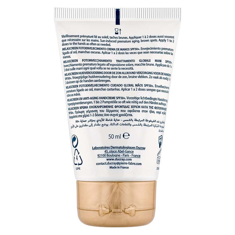 Ducray Melascreen SPF50+ Global Hand Care Cream 50 mL