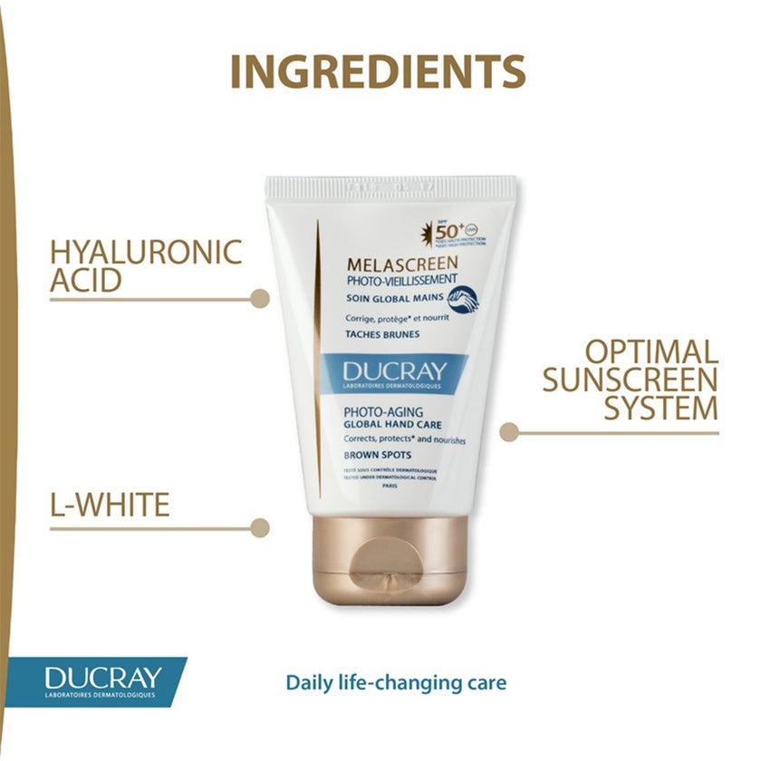 Ducray Melascreen SPF50+ Global Hand Care Cream 50ml