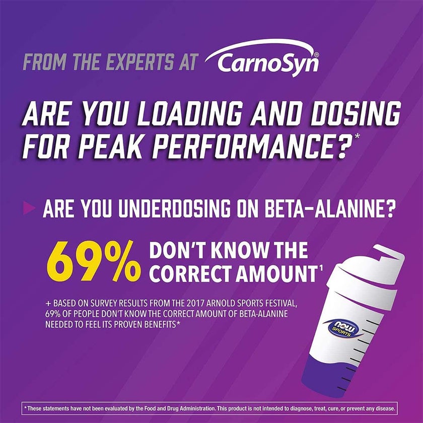 Now Sports Beta Alanine 100% Pure Powder For Muscular Endurance 500g