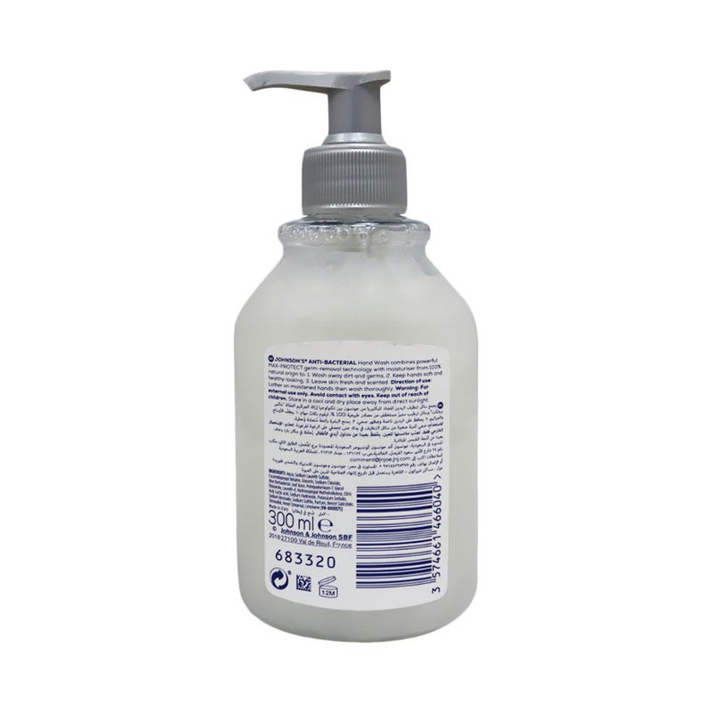 Johnson's 3 in 1 Antibacterial Sea Salt Hand Wash 300 mL