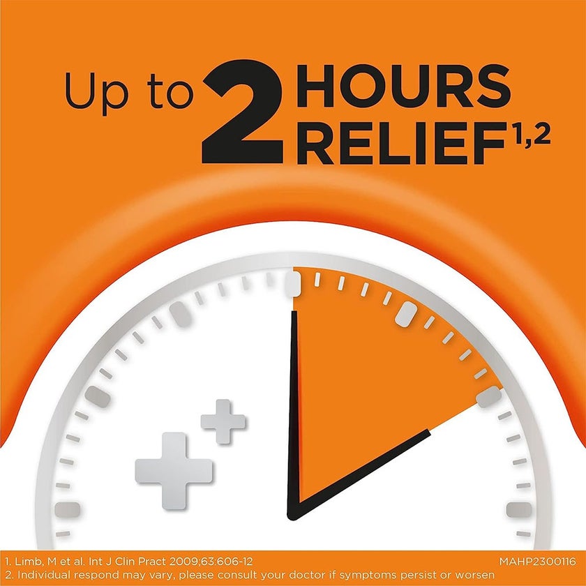 Strepsils Orange with Vitamin C 100mg Lozenges For Sore Throat, Pack of 36's