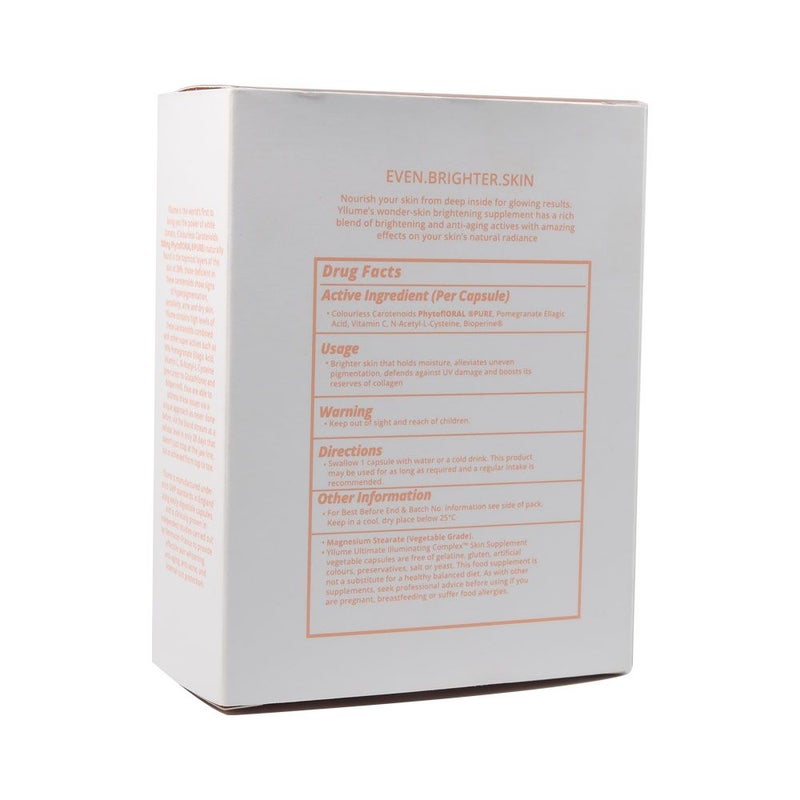 Yllume Ultimate Illuminating Complex Skin Vegi Capsules 30's