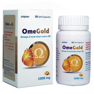 OmeGold 1000mg Omega 3 Fish Oil Supplement Capsules, Pack of 28's