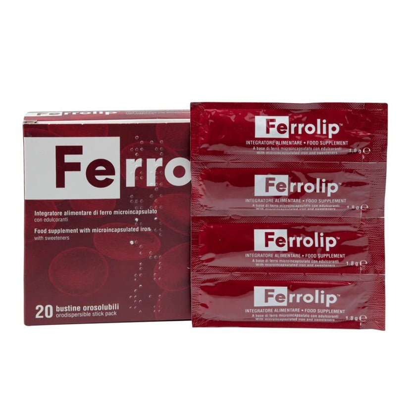 Ferrolip Orodispersible Stick Pack Powder, Pack of 20's
