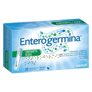 Enterogermina 2 Billion/5ml Suspension Oral Vials, Pack of 20's