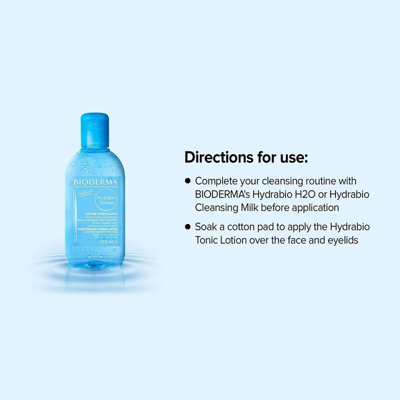 Bioderma Hydrabio Moisturizing Toning Lotion 250 mL