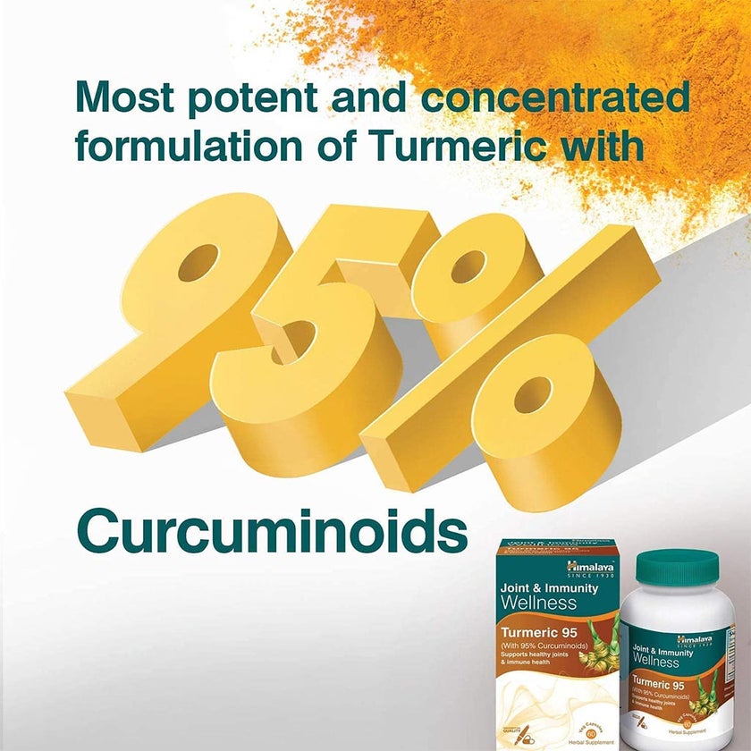 Himalaya Turmeric 95 Capsules, Pack of 60's