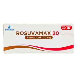 Rosuvamax 20mg Tablets, Pack of 30's