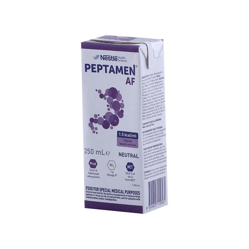 Nestle Peptamen AF Neutral Peptide Based Formula 250 mL