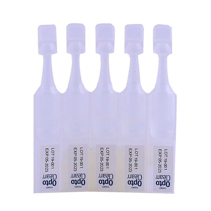 Optoclean Eye Wash Drops Single Dose Vial 0.5ml, Pack of 10's