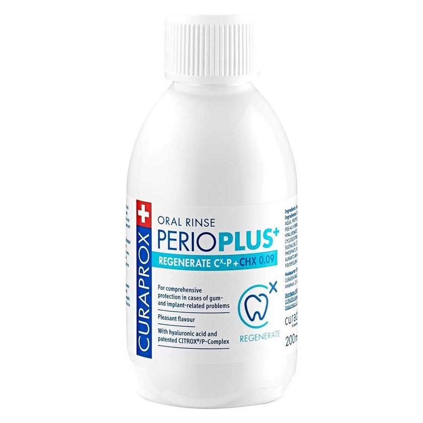 Curaprox Perio Plus Regenerate CHX 0.09% Mouthwash 200ml