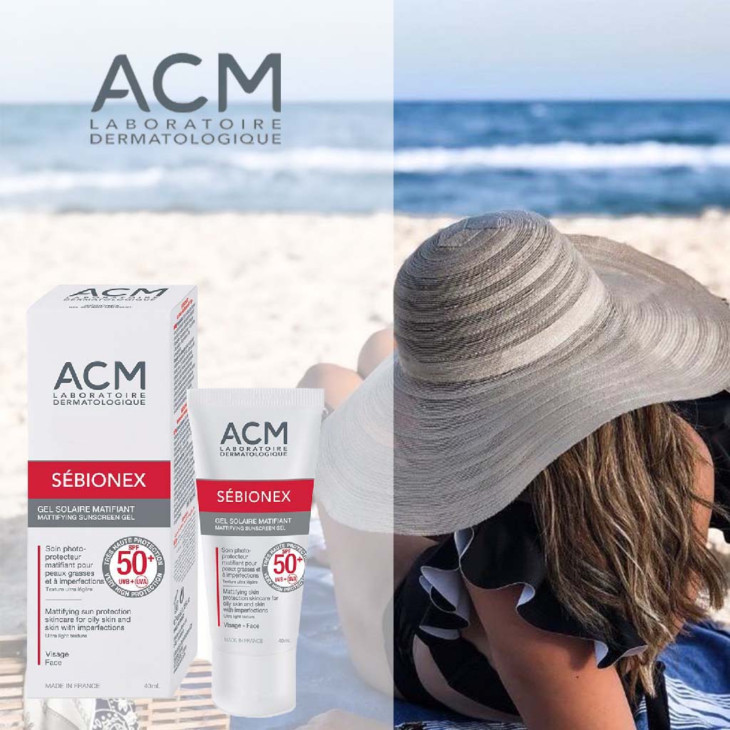 ACM Sebionex Mattierendes Sonnengel LSF 50 – Für Fettige & Unreine Haut