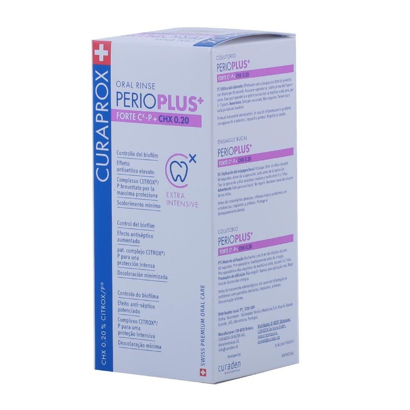 Curaprox Perio Plus Forte CHX 0.20% Mouthwash 200ml