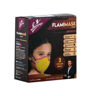 Flamingo FlamiMask Reusable & Washable Face Mask Kids 3's