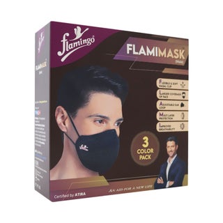 Flamingo FlamiMask Reusable & Washable Face Mask Male 3's
