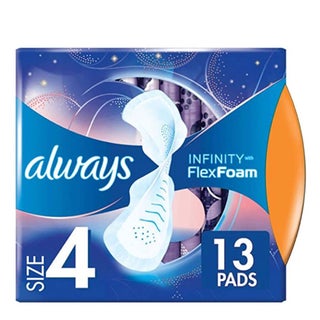 Always Infinity Size 4 With Wings Sanitary Pad 13's 12663