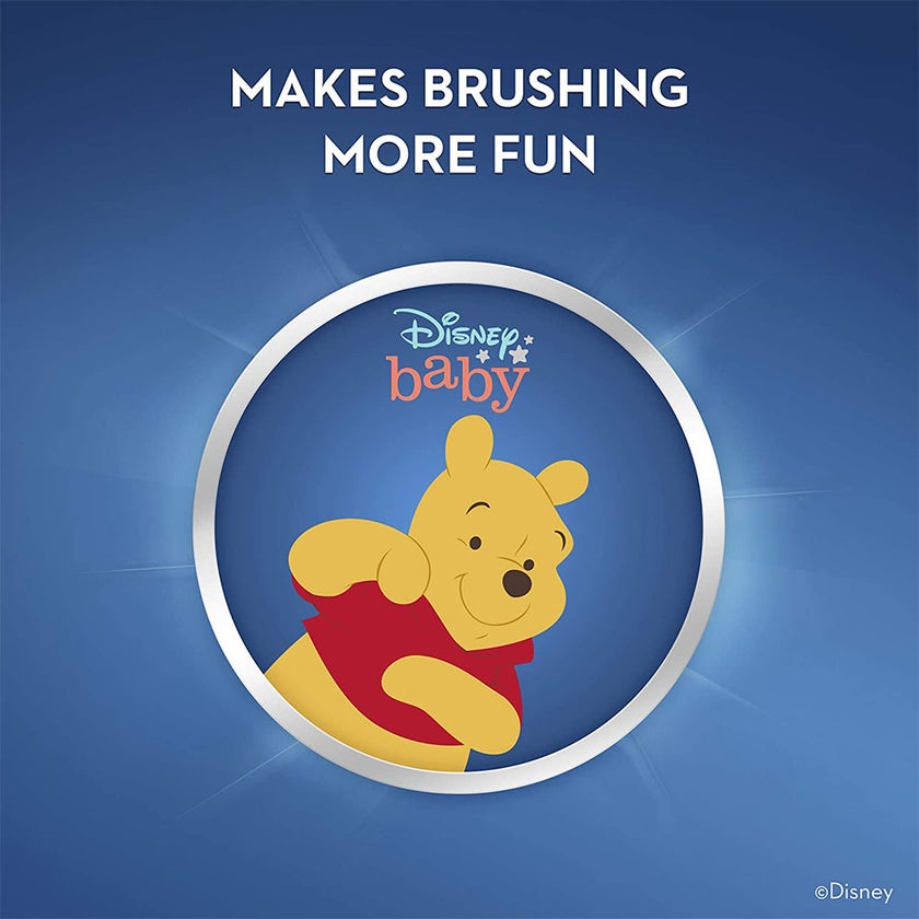Oral-B Baby Manual Toothbrush Winnie The Pooh, For 0-2 Years Kids, Assorted Color