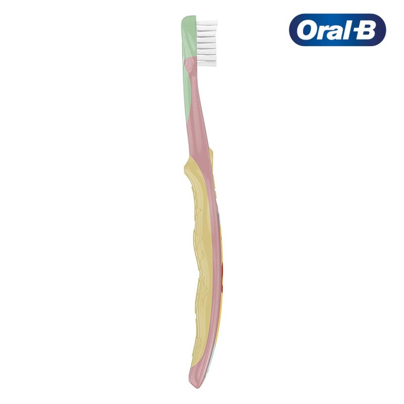 Oral-B Baby Manual Toothbrush Winnie The Pooh, For 0-2 Years Kids, Assorted Color, Pack of 1's
