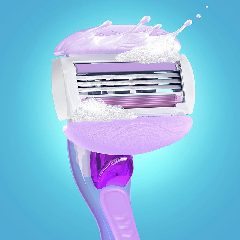 Gillette Venus Comfortglide Breeze Women's Razor, Pack of 1 Handle + 2 Blades
