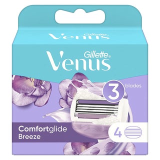 Gillette Venus Comfortglide Breeze Women's Razor Blade Refills, Pack of 4's