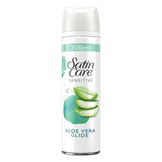 Gillette Satin Care Sensitive Shaving Gel With Aloe Vera 200ml