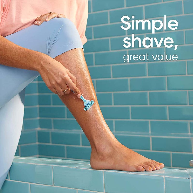 Gillette Simply Venus 2 Blade Women's Disposable Razor For Smooth & Close Shave, Pack of 4's