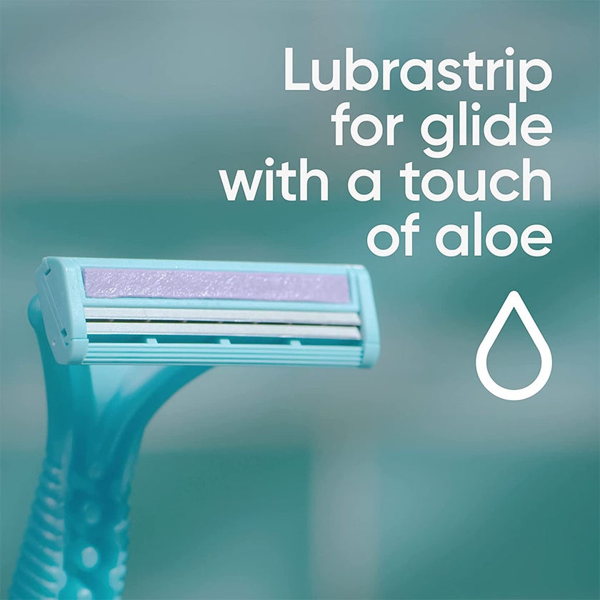 Gillette Simply Venus 2 Blade Women's Disposable Razor For Smooth & Close Shave, Pack of 4's