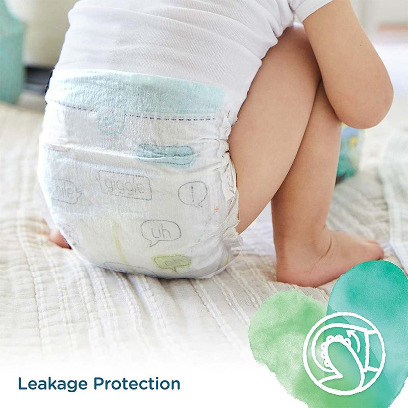 Pampers Pure Protection Premium Cotton Baby Diapers, Size 2, 4-8Kg, Pack of 39's