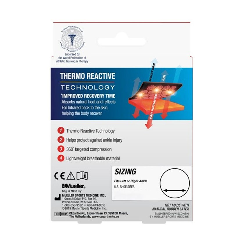 Mueller 4-Way Stretch Knit Ankle Support LG/XL 64125