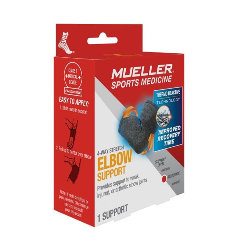 Mueller 4-Way Stretch Knit Elbow Support MD/LG 67129