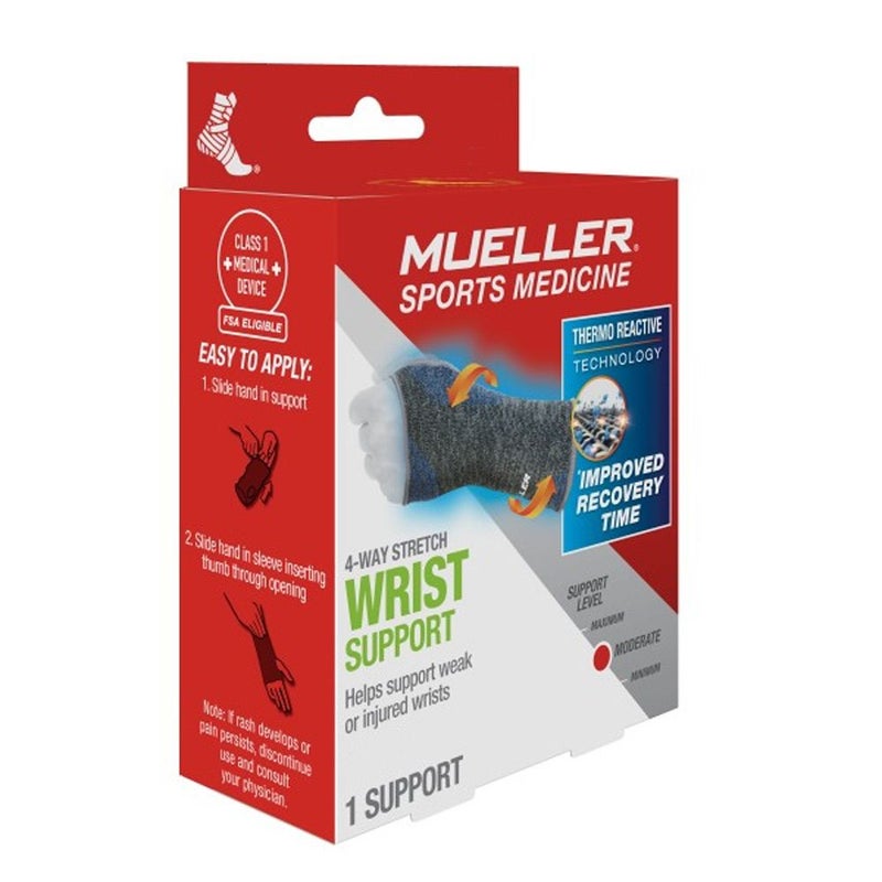Mueller 4-Way Stretch Knit Wrist Support SM/MD 67728