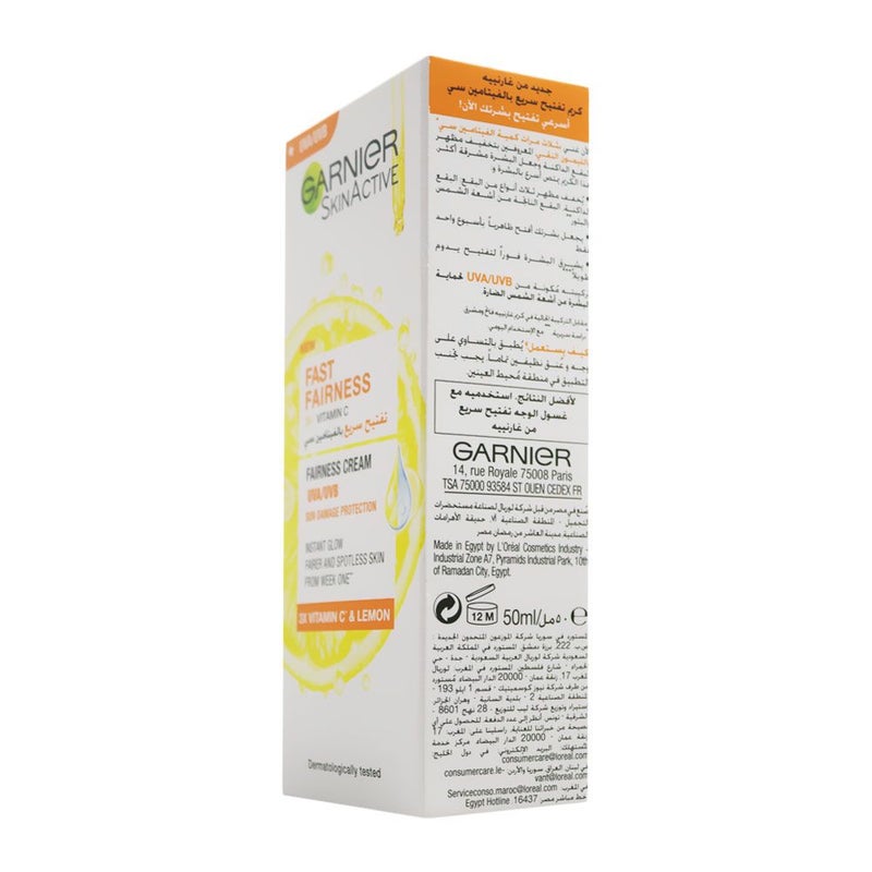 Garnier SkinActive Fast Fairness UVA/UVB Day Cream 50 mL