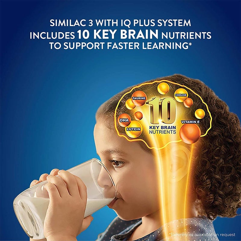 Similac IQ Plus Intelli Pro Stage 3 Toddlers Milk Formula For 1 To 3 Years 1600g