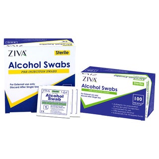 ZIVA Sterile Alcohol Swabs 100's