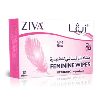 ZIVA Feminine Wipes 12's