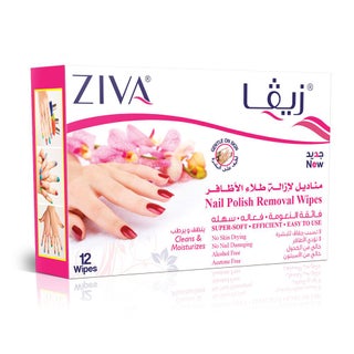 ZIVA Nail Polish Removal Wipes 12's
